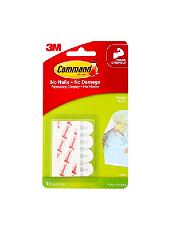 3M COMMAND POSTER STRIPS 17024ANZ